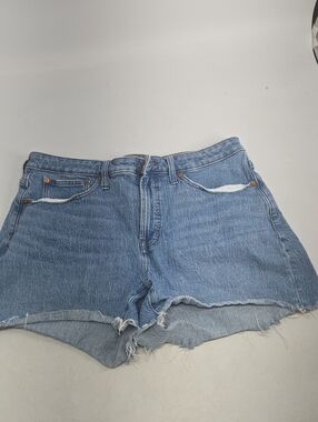 Madewell Curvy Perfect Jean Short Cutoff Denim 14W